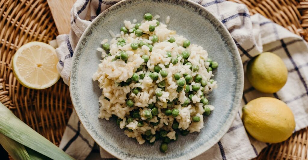 Hoe maak je risotto met veel groenten?