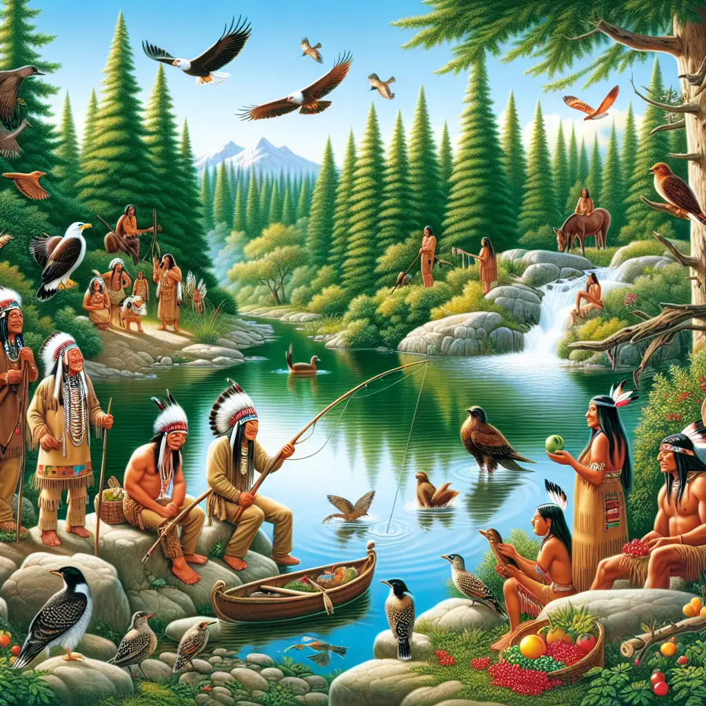 Hoe zagen Indianen hun relatie met de natuur?