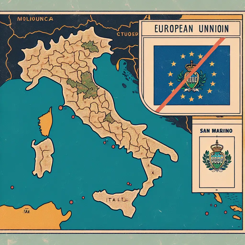 Waarom ligt San Marino in Italië en is het geen EU-land?