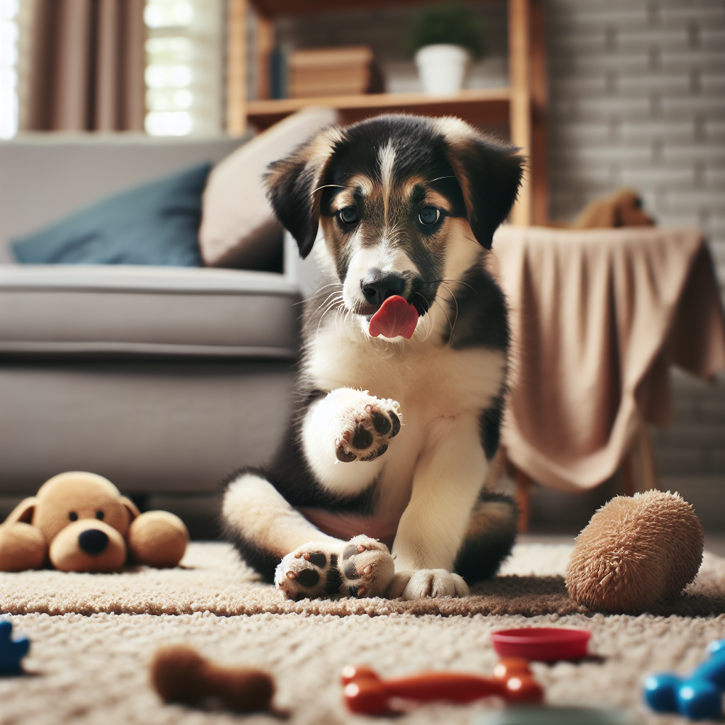 Waarom likt mijn hond constant aan zijn voorpoten?
