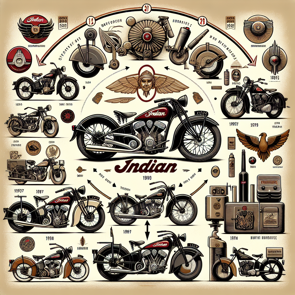 Wat is de geschiedenis van het motormerk Indian?