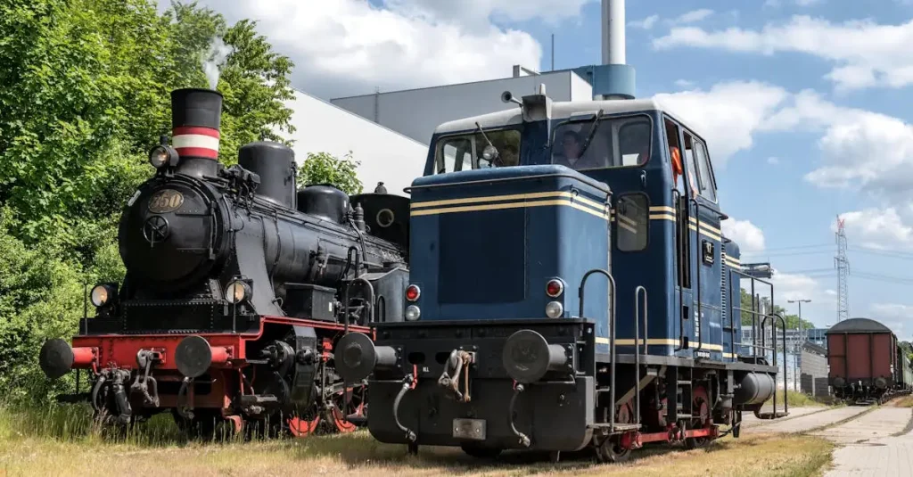 Wat waren de eerste locomotieven en spoorlijn in Nederland?