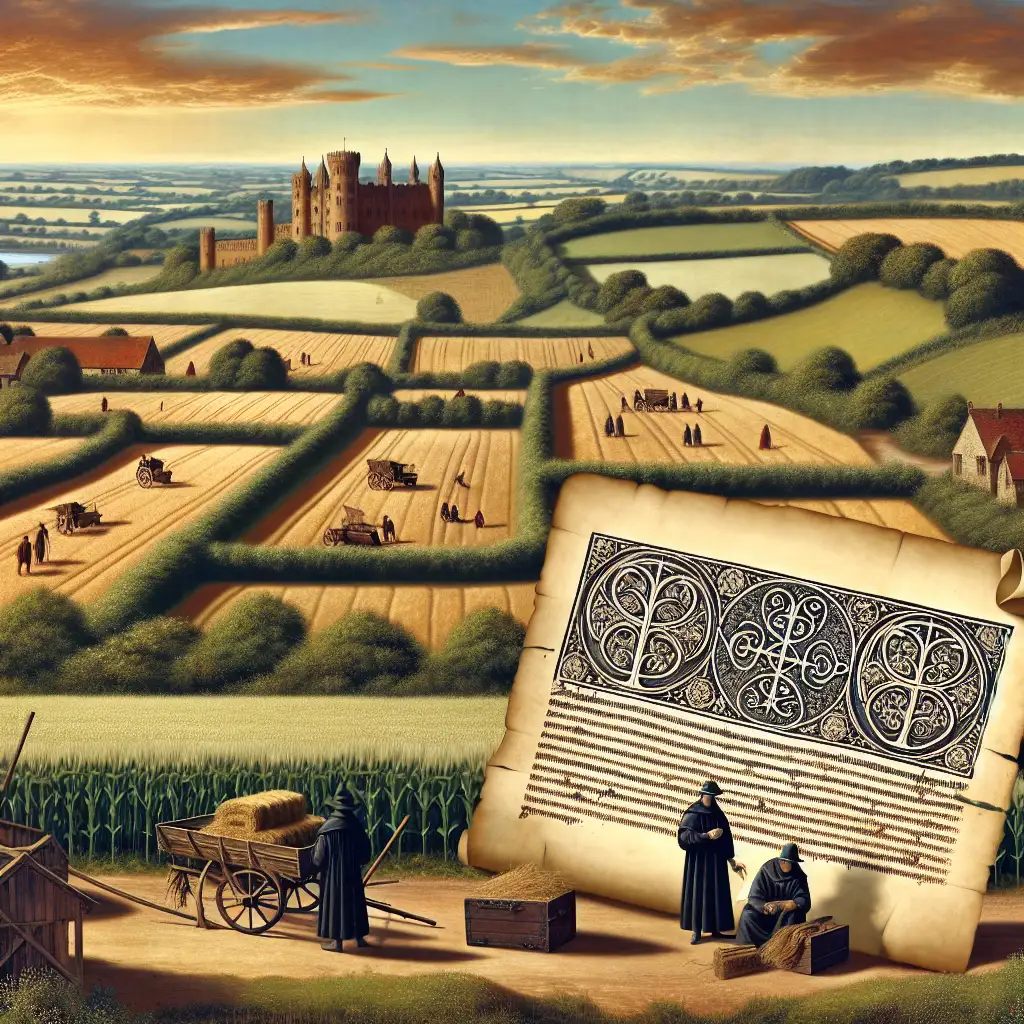 Wat was de Engelse wet die boeren aan het land bond?