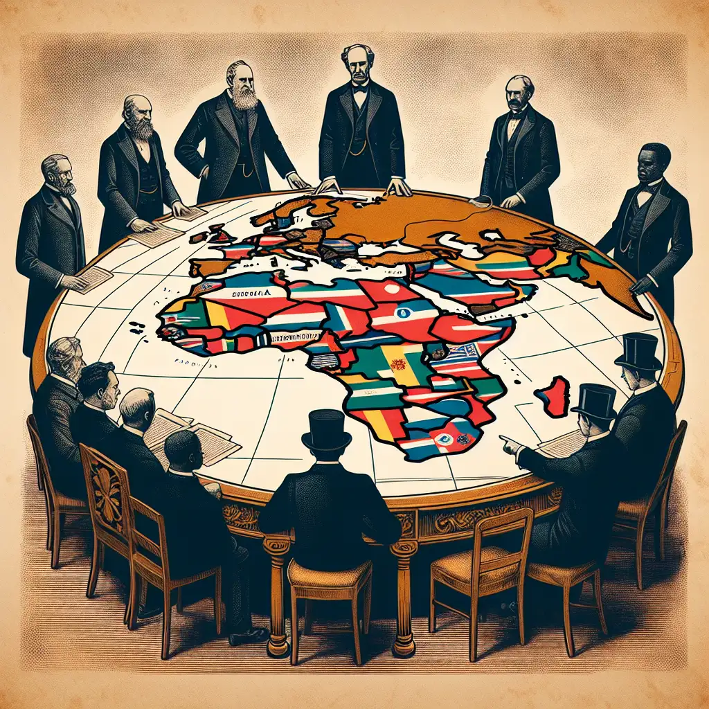 Wat was het verdrag dat Afrika verdeelde tussen Europa?