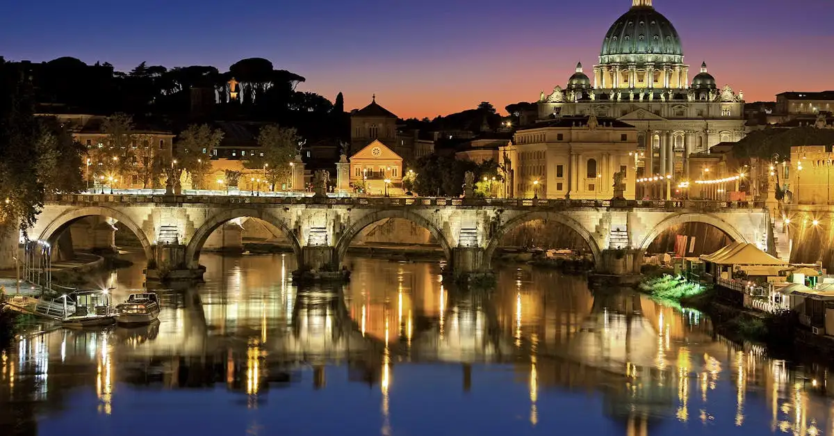 Welke rivier stroomt er door Rome: de Tiber?