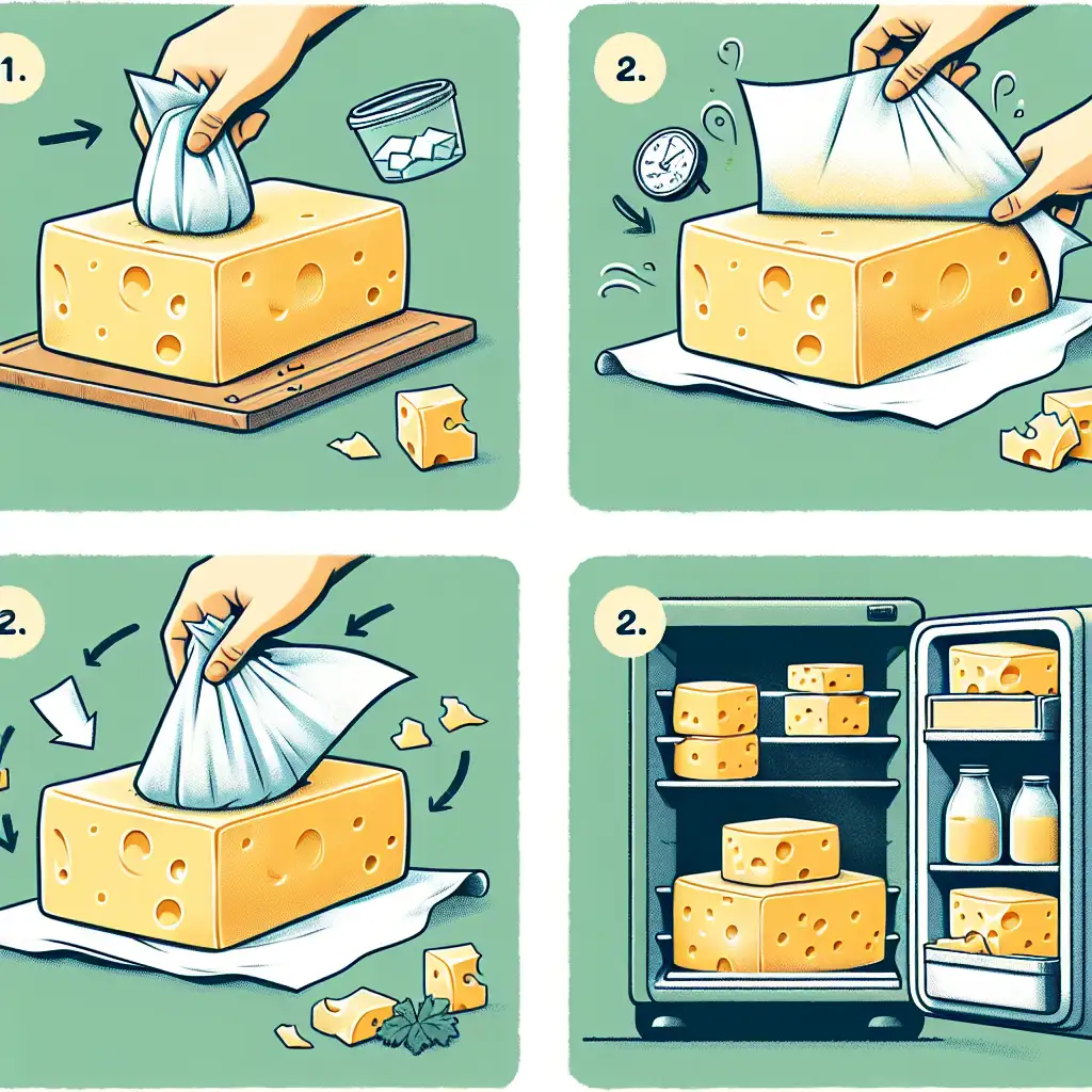Hoe houd je overgebleven kaas langer vers met bakpapier?
