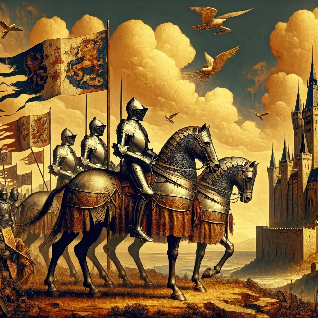 Hoe werden ridders afgebeeld in kunst en literatuur?