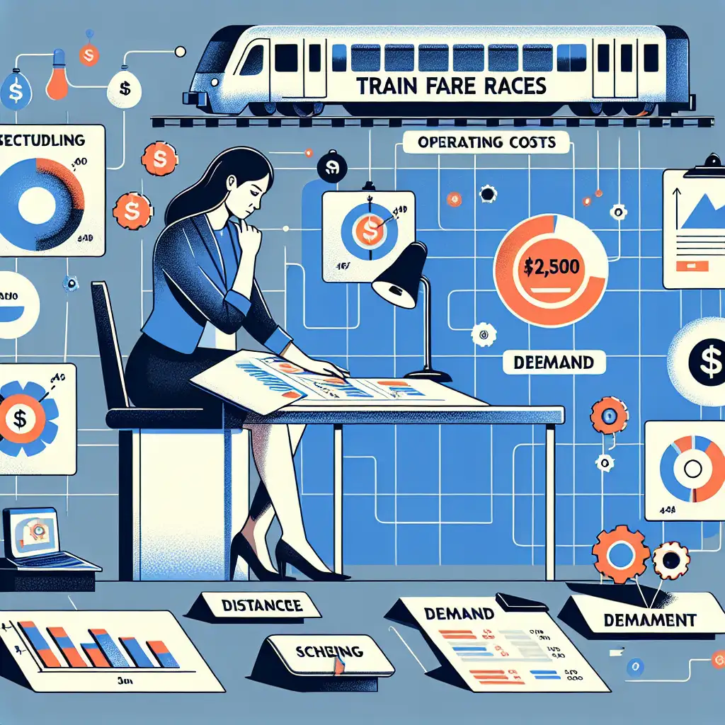Hoe worden de tarieven voor treinreizen vastgesteld?