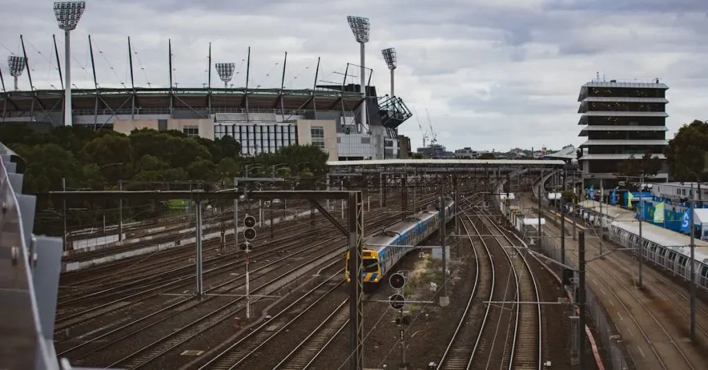 Waar bevindt zich het indrukwekkende Melbourne Cricket Ground?