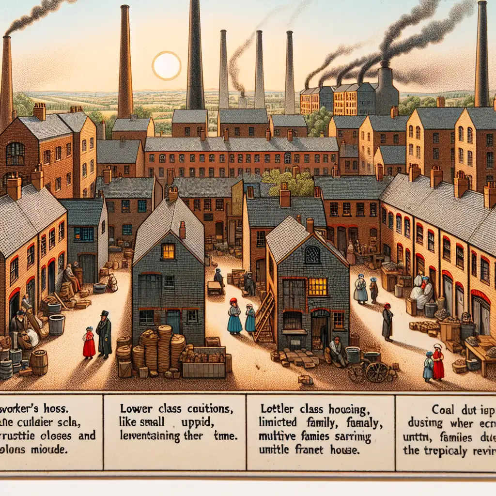 Wat waren de kenmerken van arbeiderswoningen in de IR?