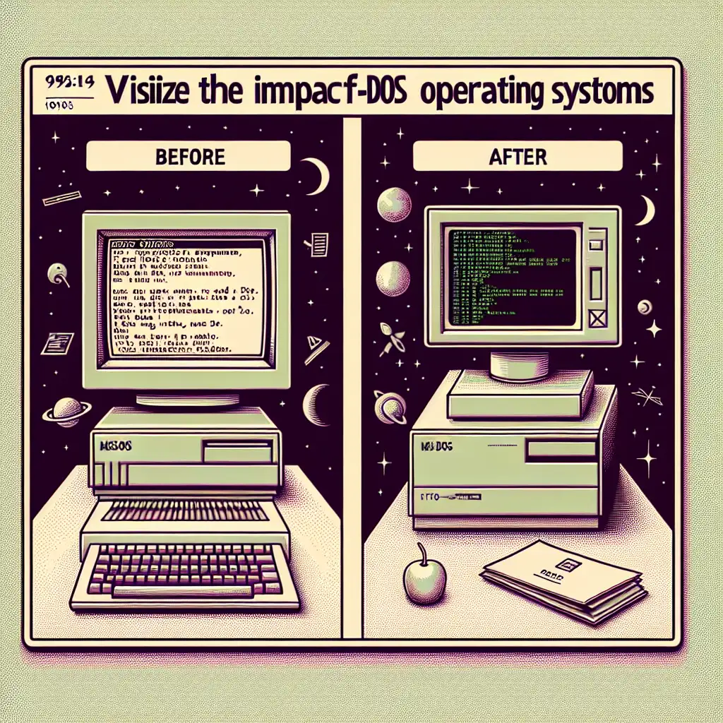 Wat was de impact van MS-DOS op besturingssystemen?