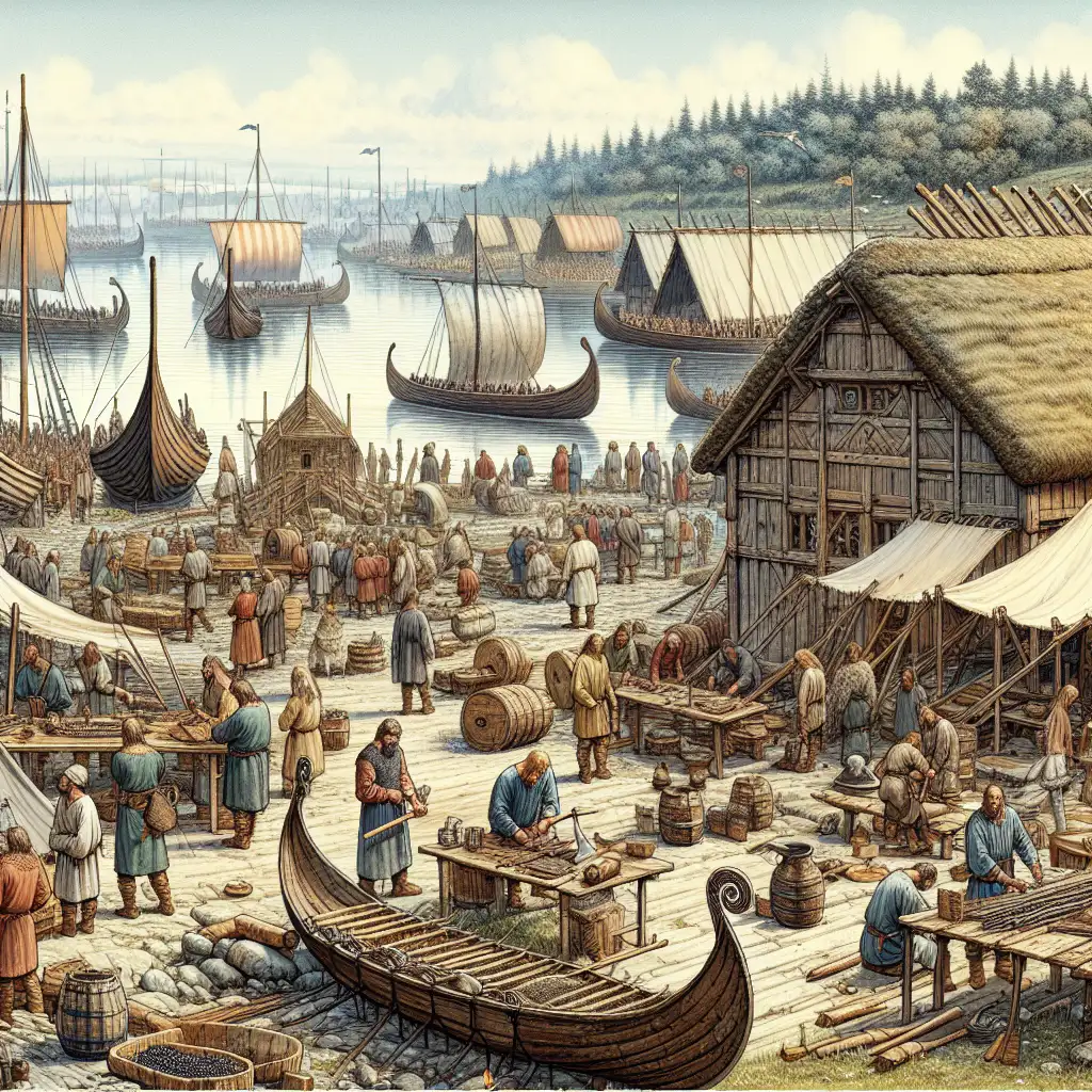 Wat was de rol van Vikingsteden zoals Hedeby en Birka?