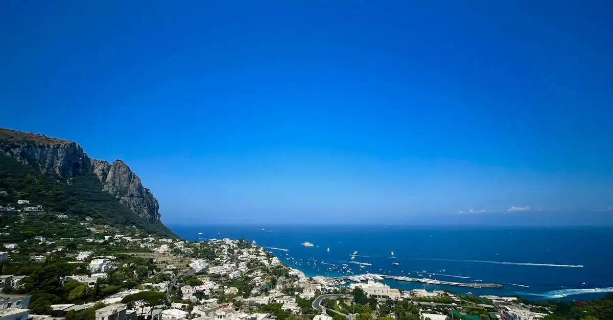 Welke Italiaanse stad ligt bij het beroemde eiland Capri?
