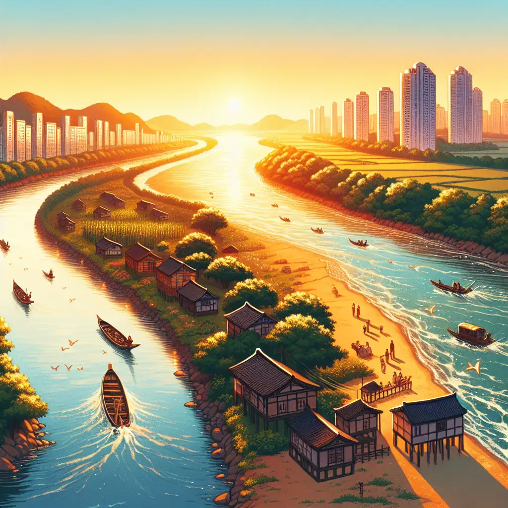Welke rivier is de grens tussen Noord-Korea en China?