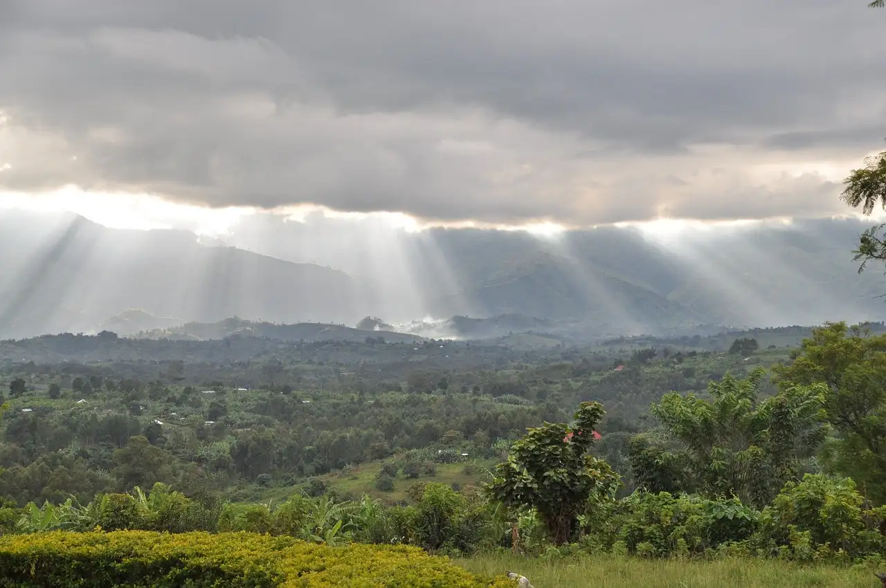 Welke rivier stroomt door Congo en Gabon?
