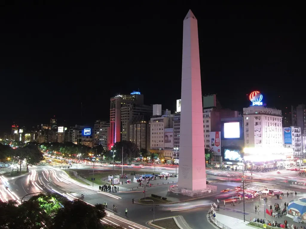 Welke stad in Argentinië was een handelscentrum in de 18e eeuw?