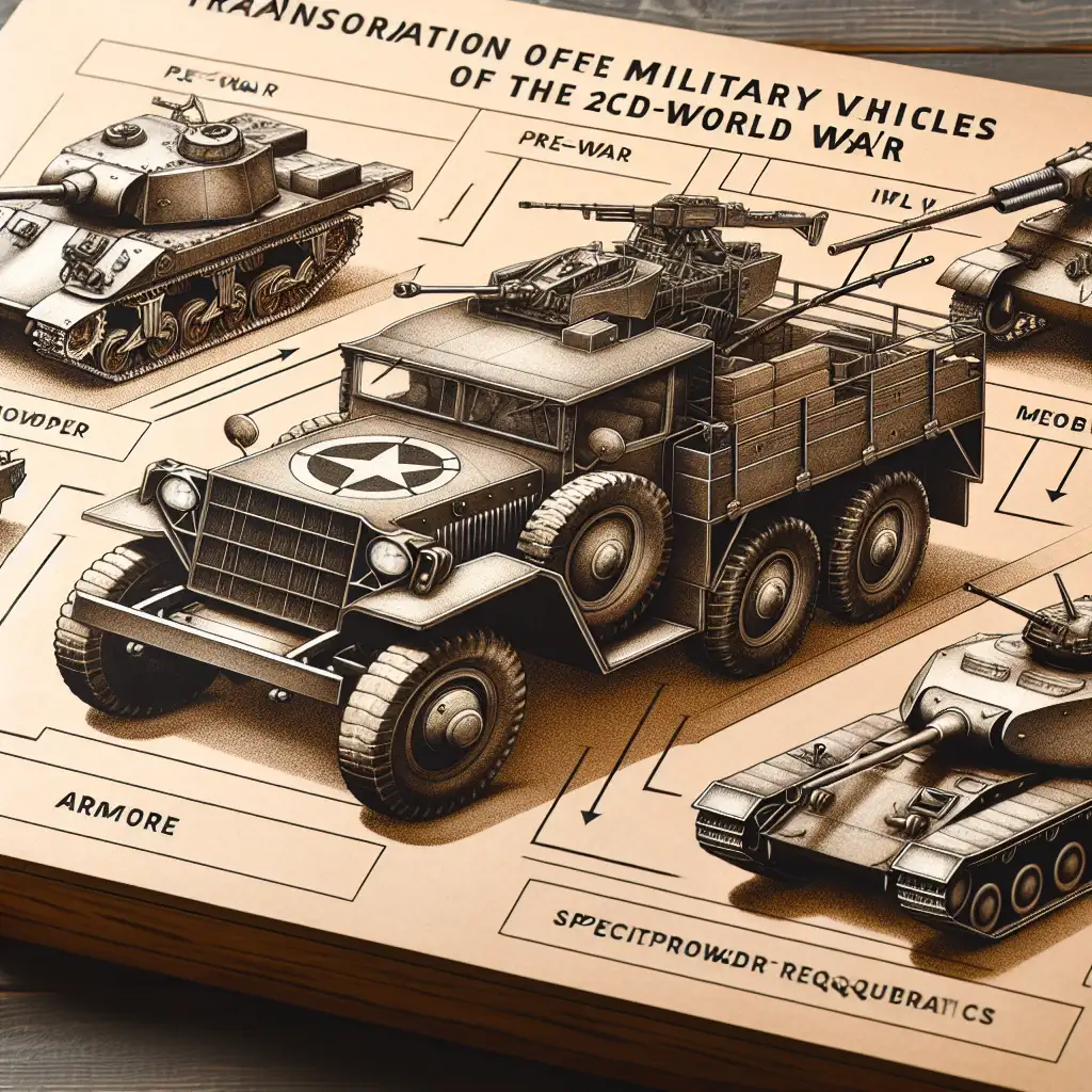 Hoe beïnvloedde de Tweede Wereldoorlog militaire voertuigen?