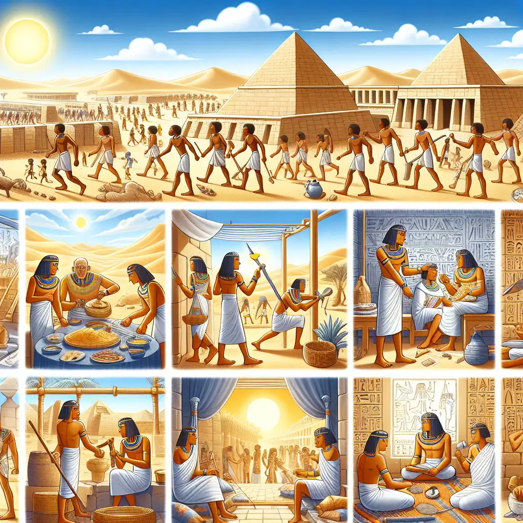 Hoe leefden de Egyptenaren van ochtend tot avond?