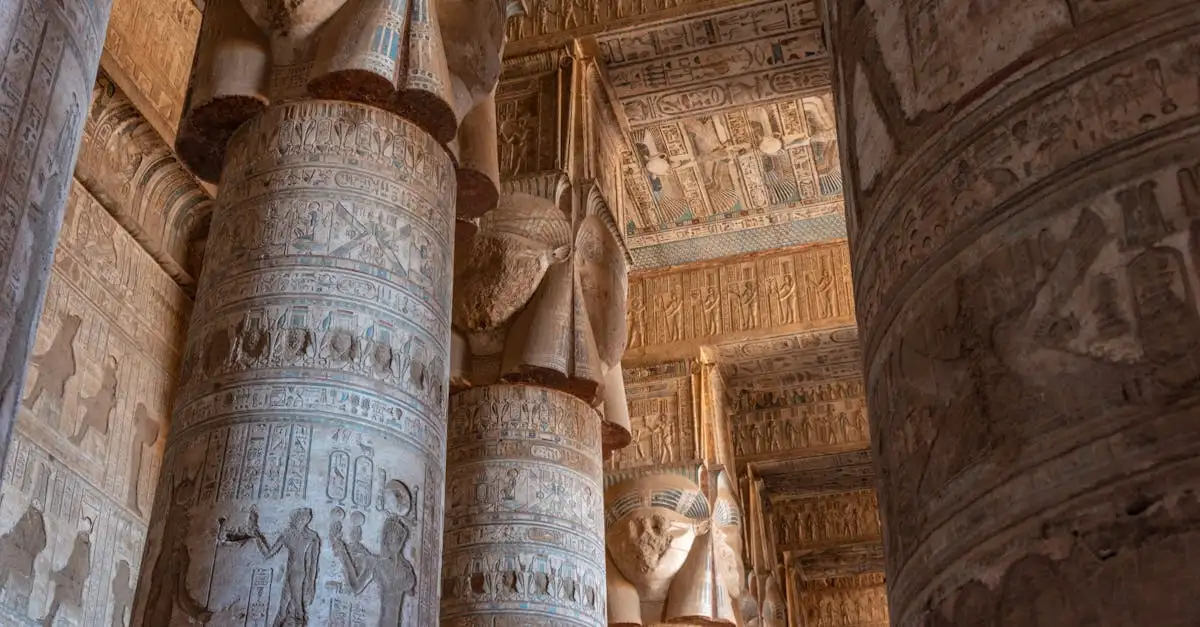 Hoe onderhield men tempelcomplexen in het oude Egypte?
