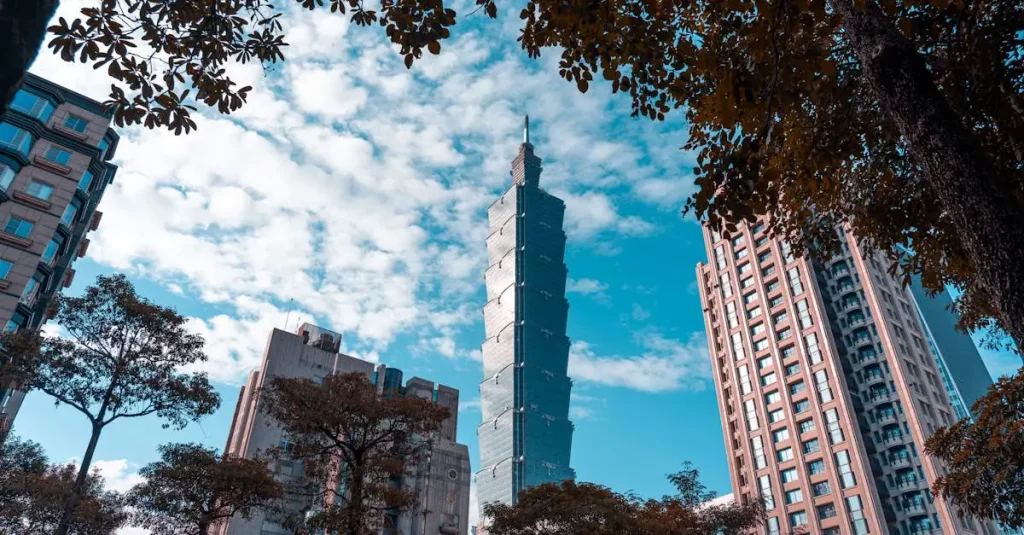 Waar ligt de Taipei 101, in Taipei of ergens anders?