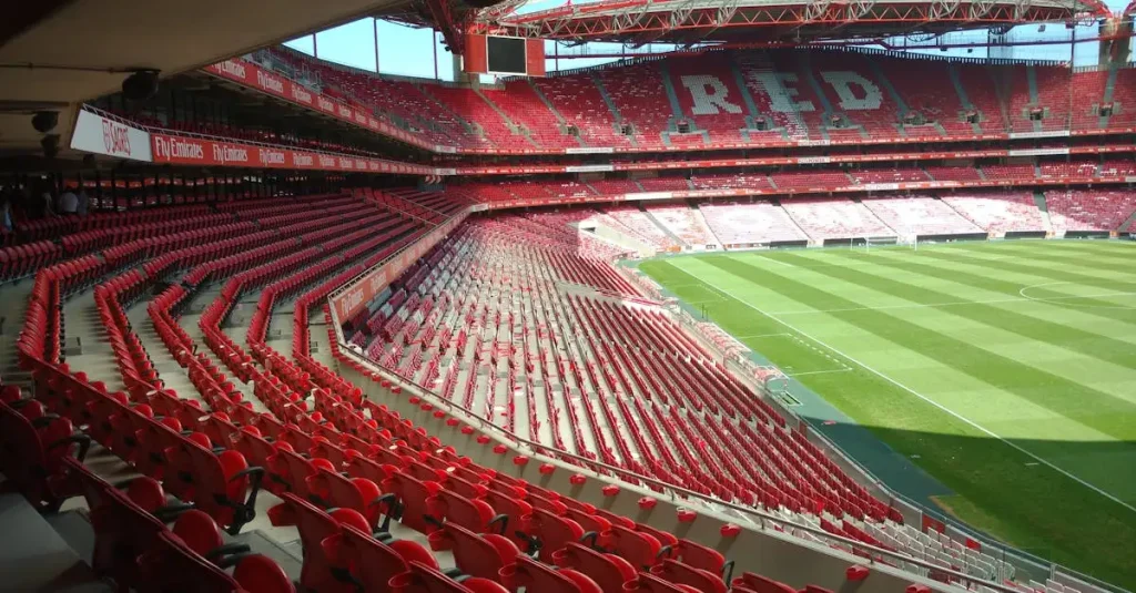 Waar ligt het Estádio da Luz van Benfica in Lissabon?
