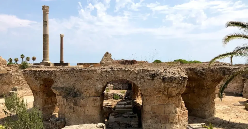 Waar vind je de historische ruïnes van Carthago in Tunesië?