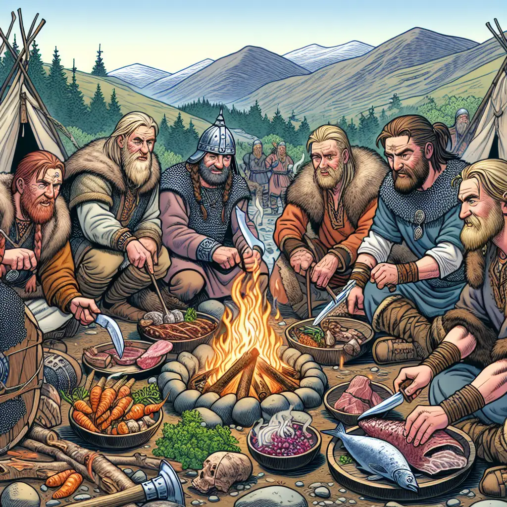 Wat aten de Vikingen tijdens hun avonturen?