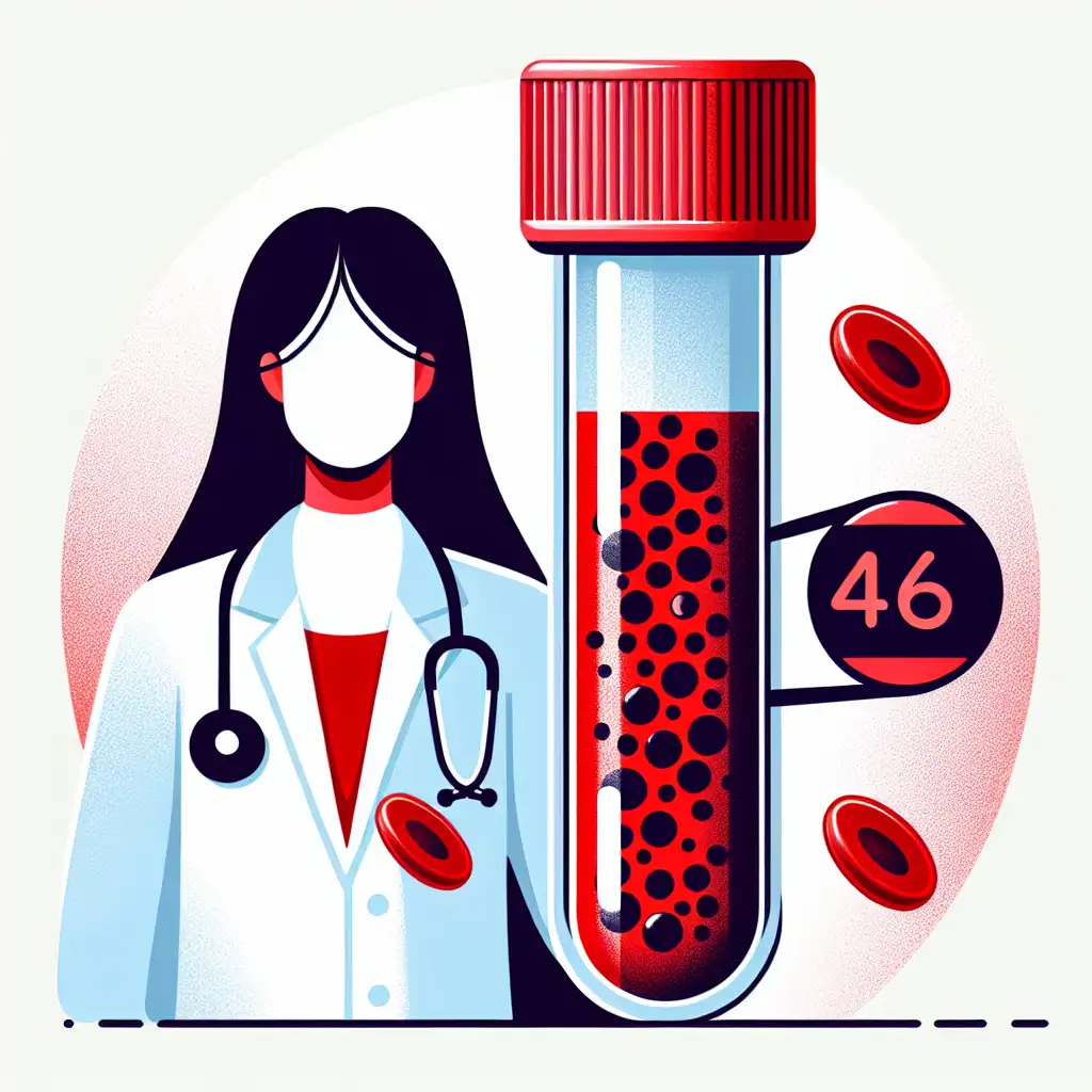 Wat betekent een hematocrietwaarde van 46 voor vrouwen?
