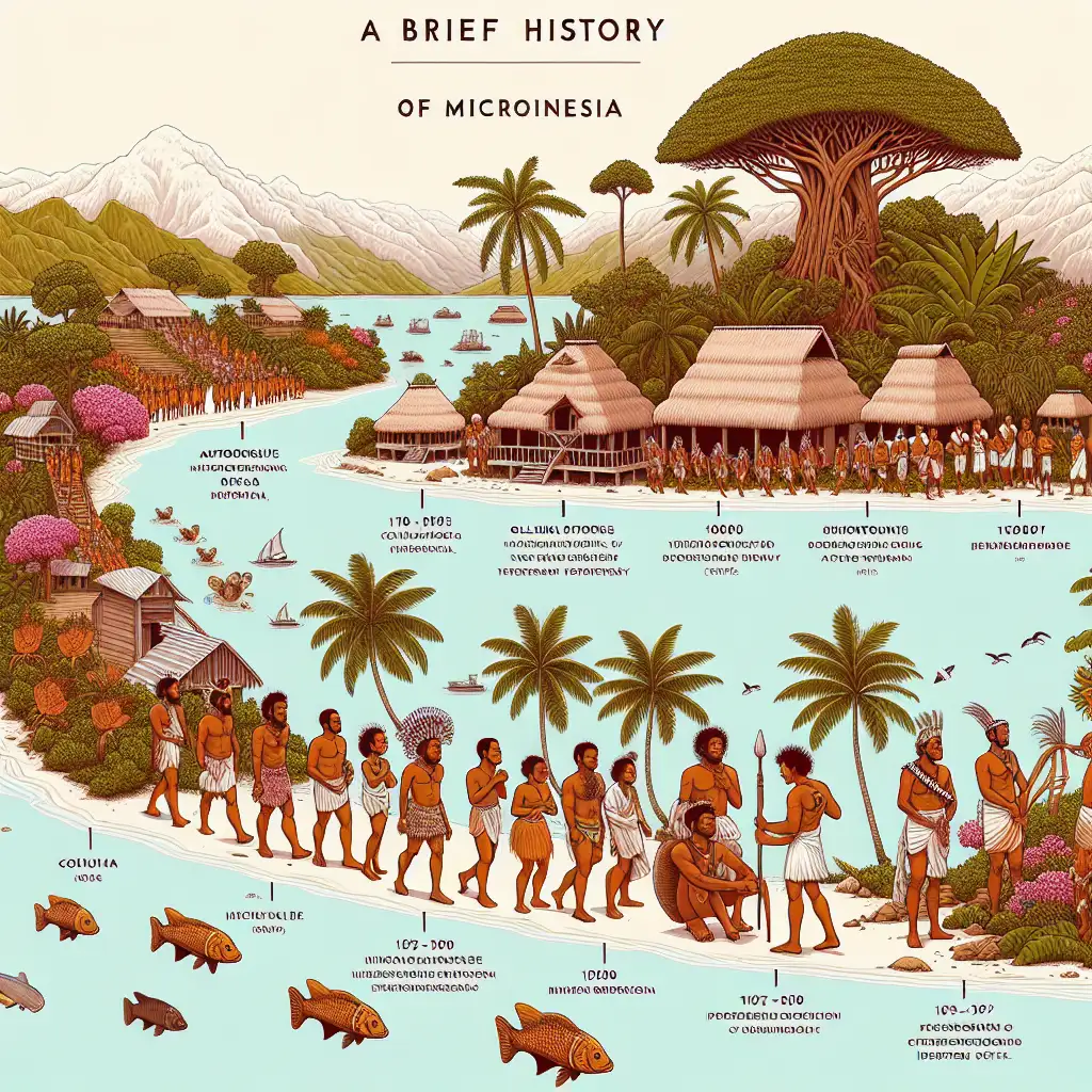 Wat is de beknopte geschiedenis van Micronesië?