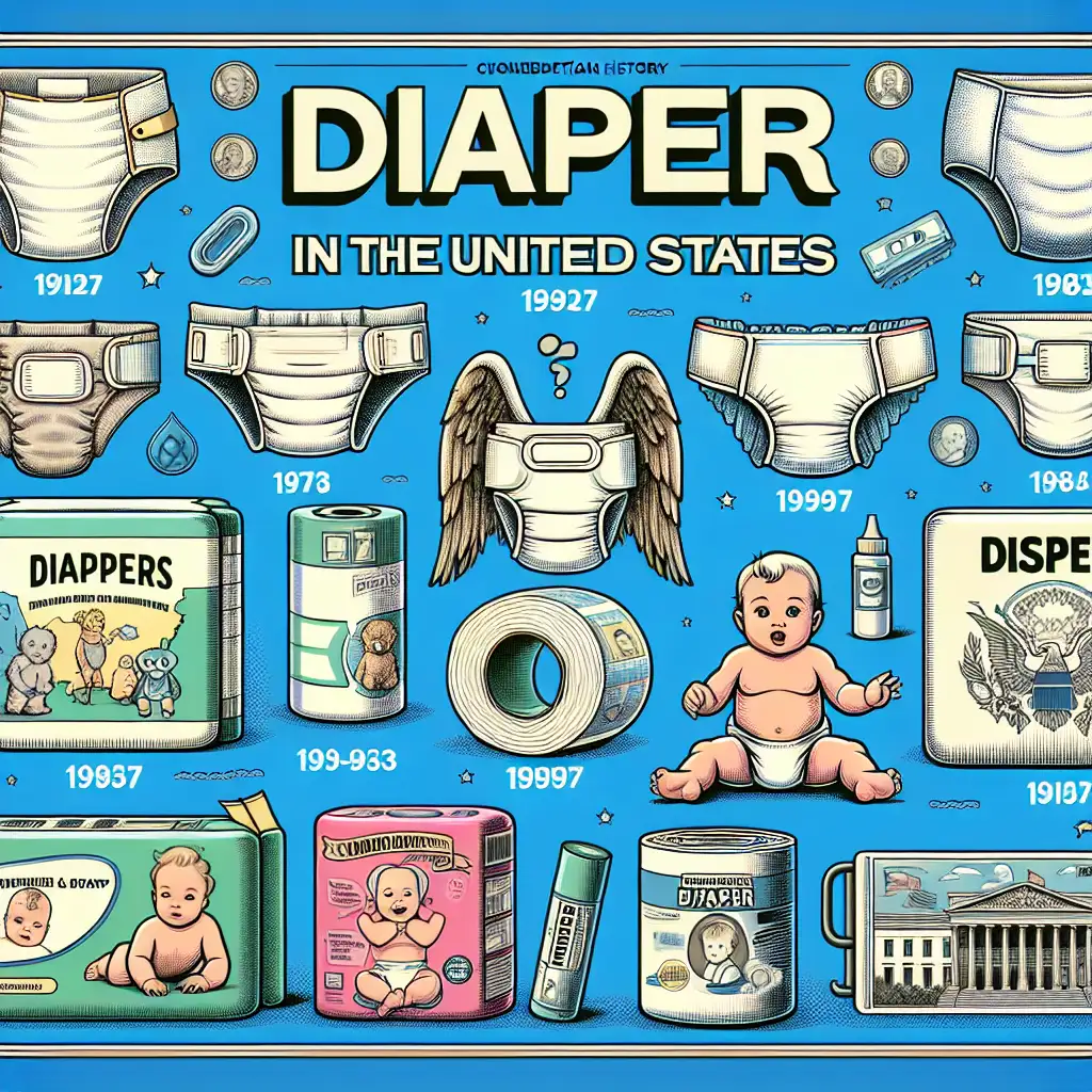 Wat is de geschiedenis van Pampers in de Verenigde Staten?