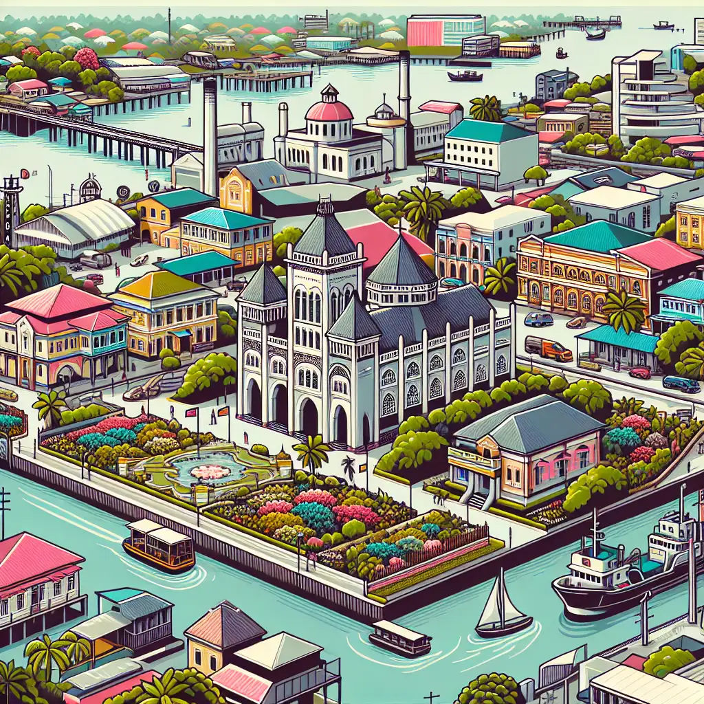 Wat is de hoofdstad van Guyana en waarom is dit zo?