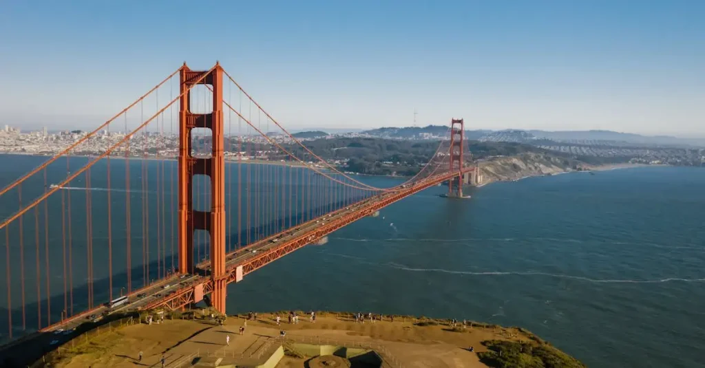 Wat is de naam van de beroemde brug in San Francisco?