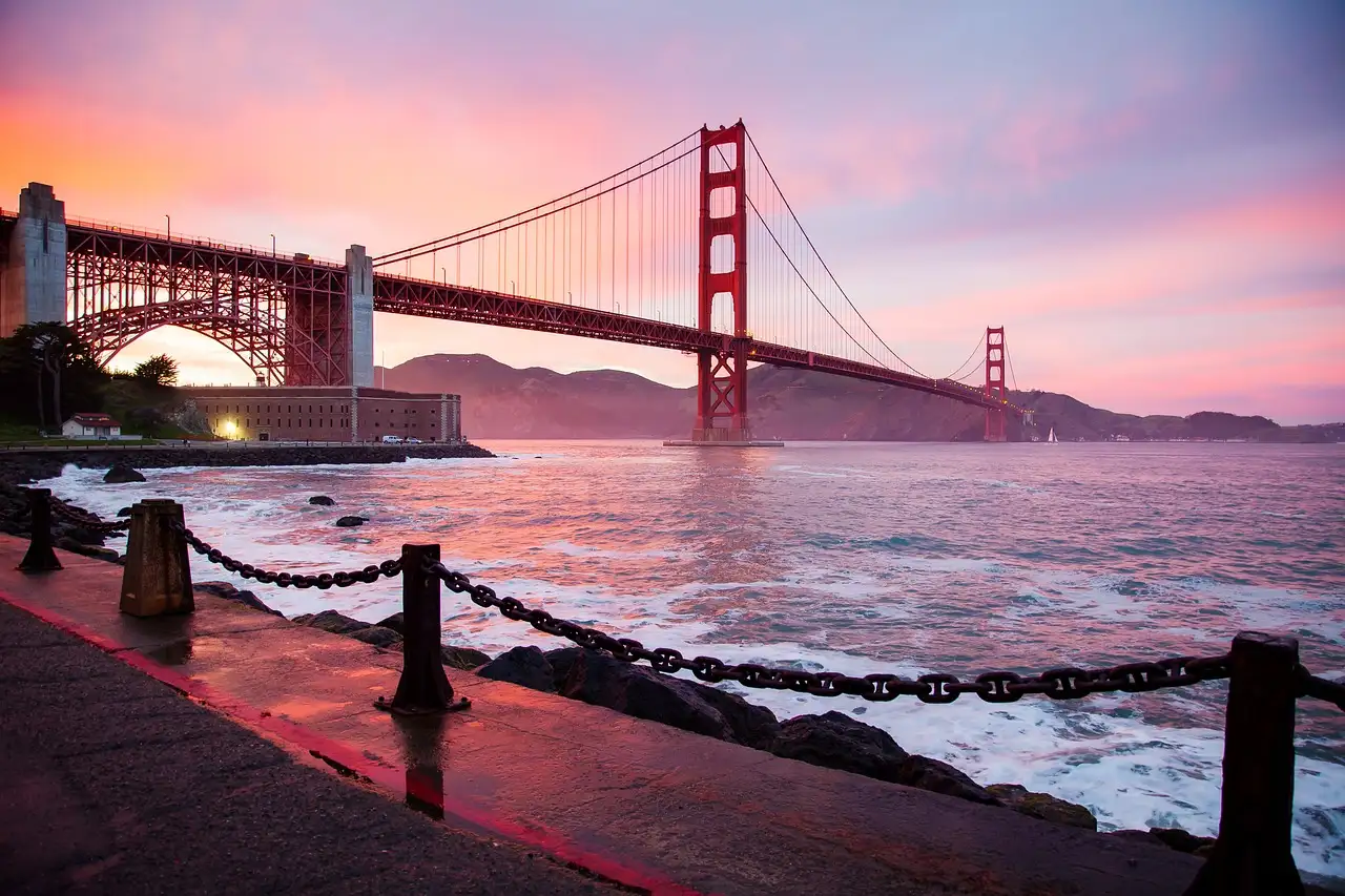 Wat is de naam van de beroemde brug in San Francisco?