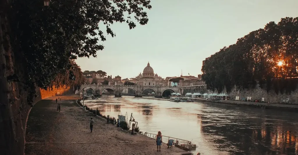 Wat is de stad van het Colosseum en Forum Romanum?