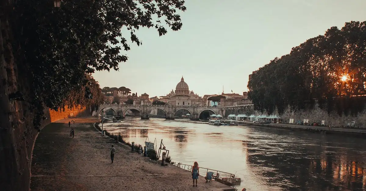 Wat is de stad van het Colosseum en Forum Romanum?