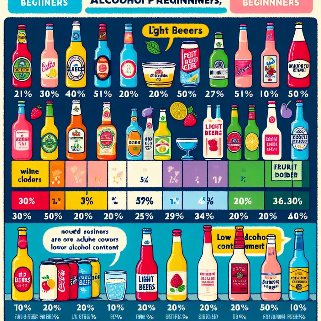 Wat is een goed alcoholpercentage voor beginners?