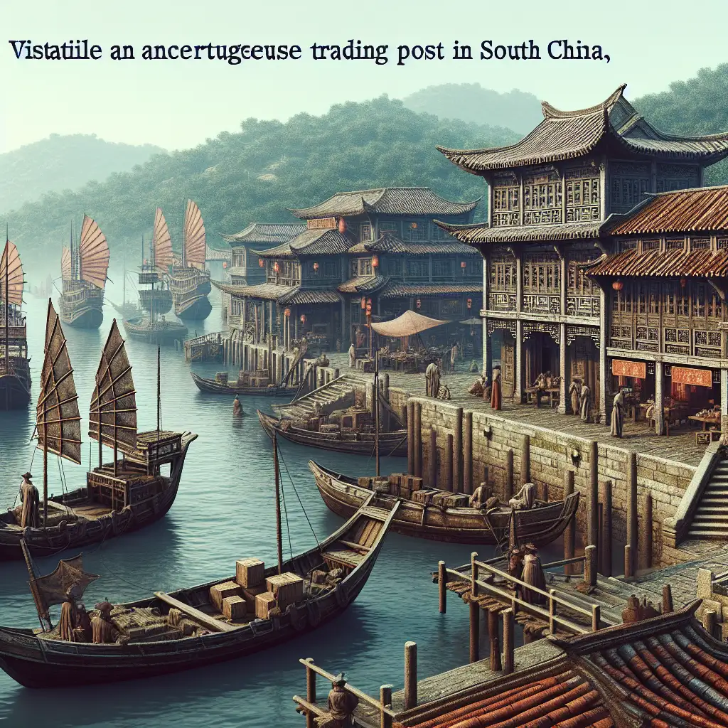 Wat was de naam van de Portugese handelspost in Zuid-China?