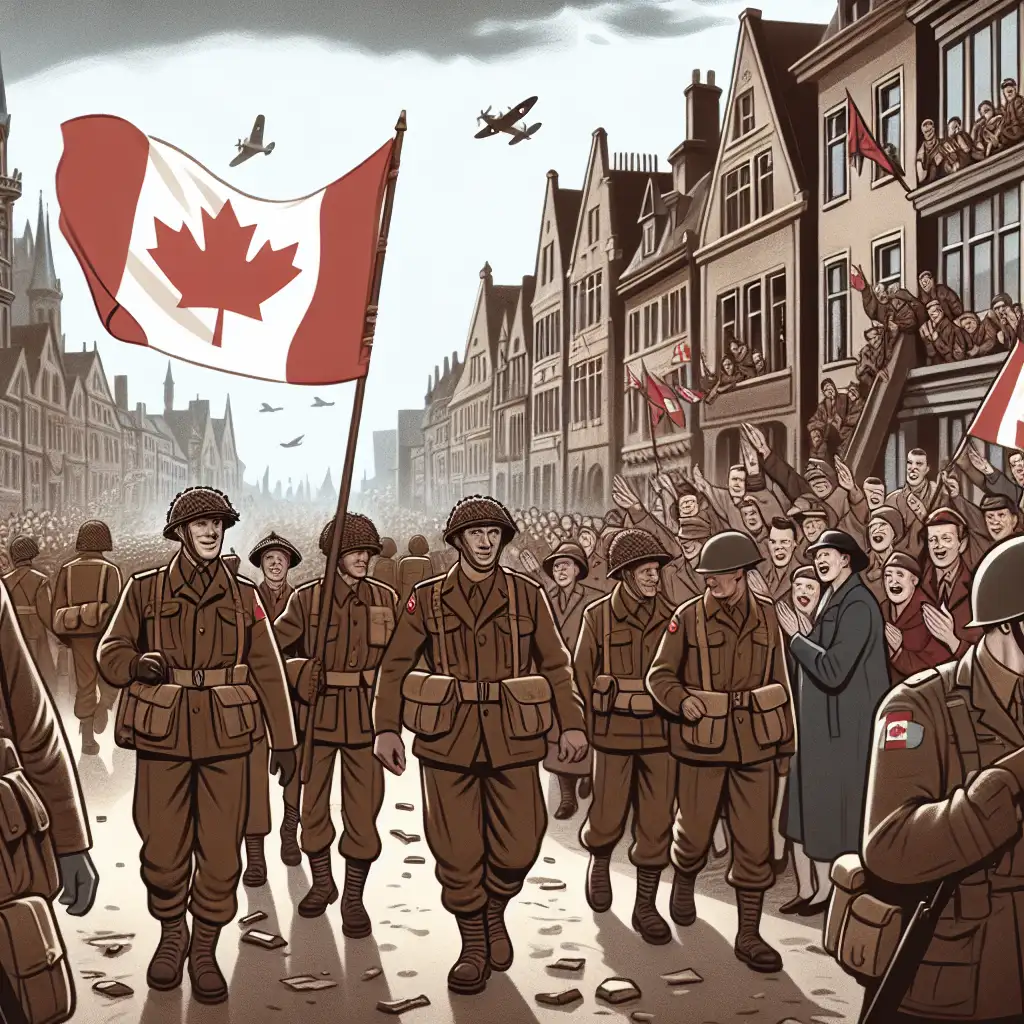 Wat was de rol van Canada in de bevrijding van Europa?