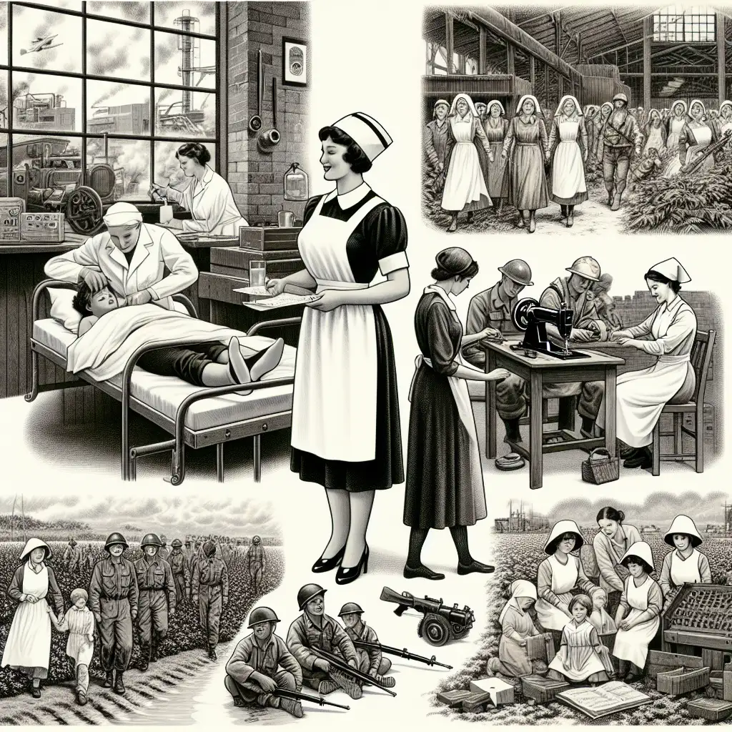 Wat was de rol van vrouwen tijdens de oorlog?