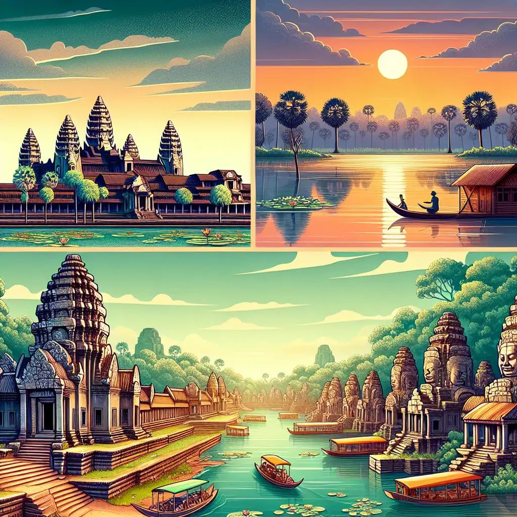 Wat zijn de top 3 bezienswaardigheden in Cambodja?