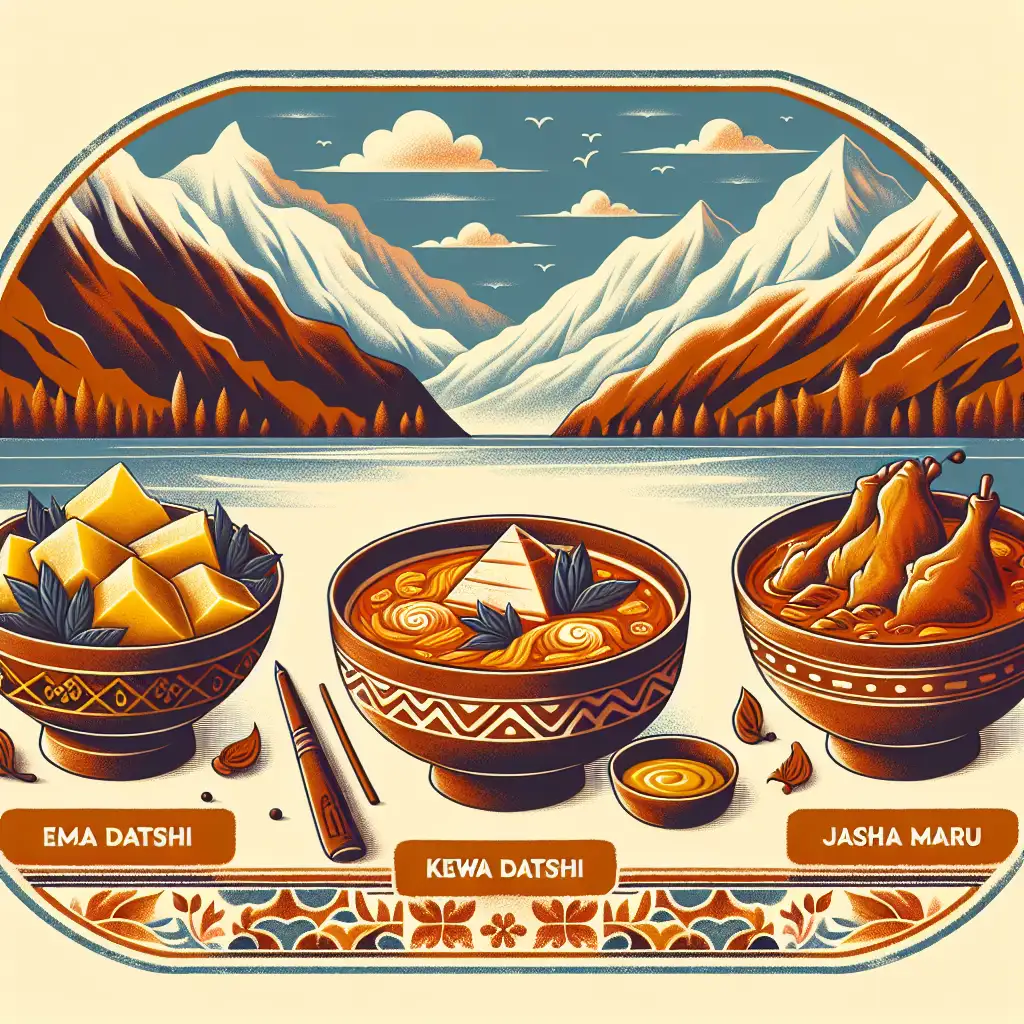 Wat zijn de top 3 culinaire specialiteiten van Bhutan?