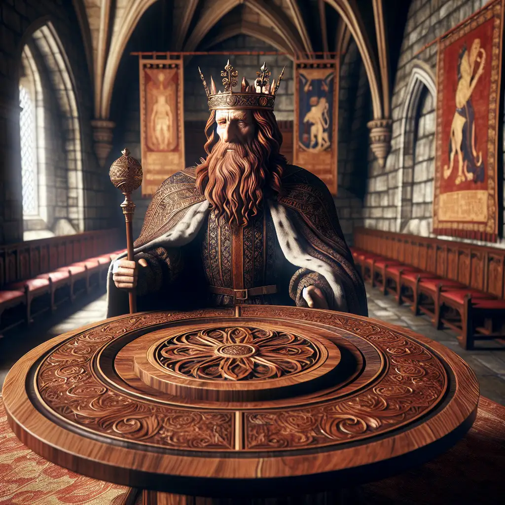 Welke legendarische koning oprichter van de Ronde Tafel?