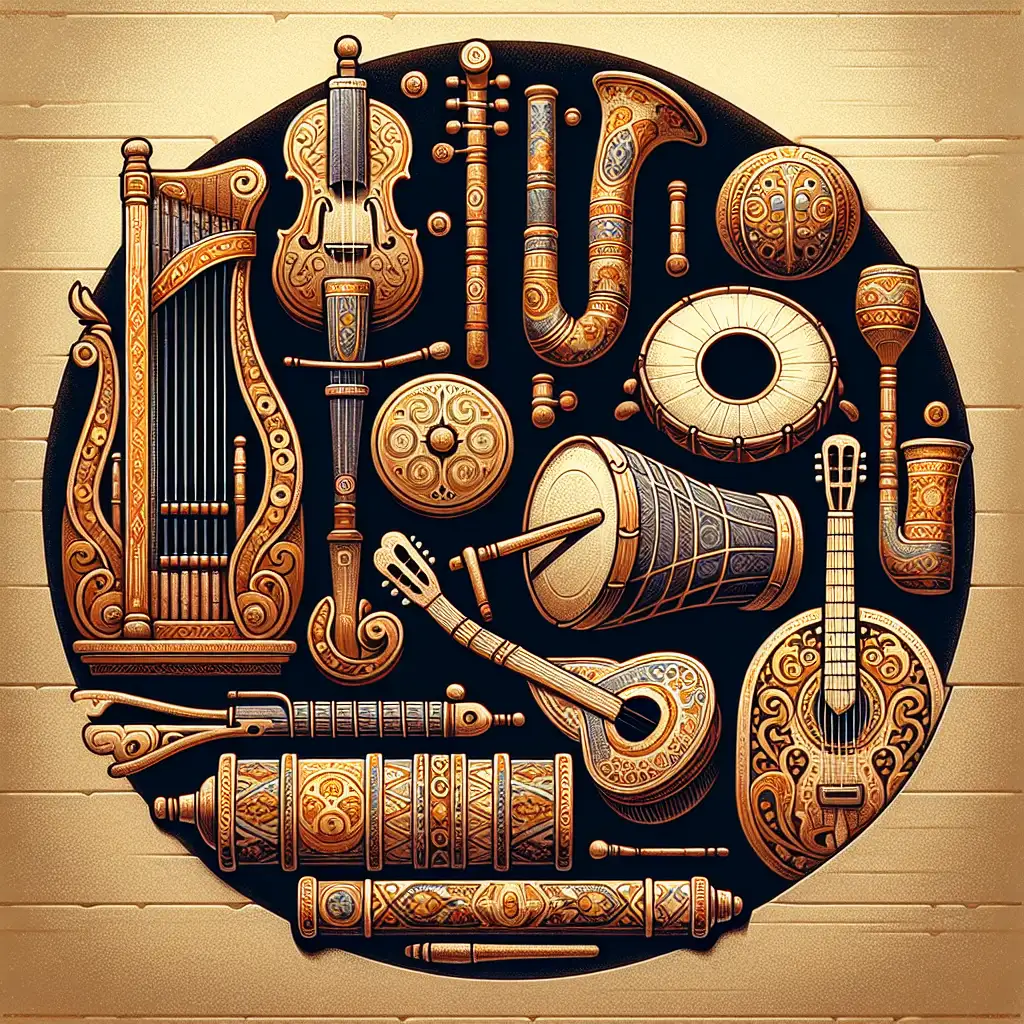 Welke muziekinstrumenten waren populair in Kievan Rus?