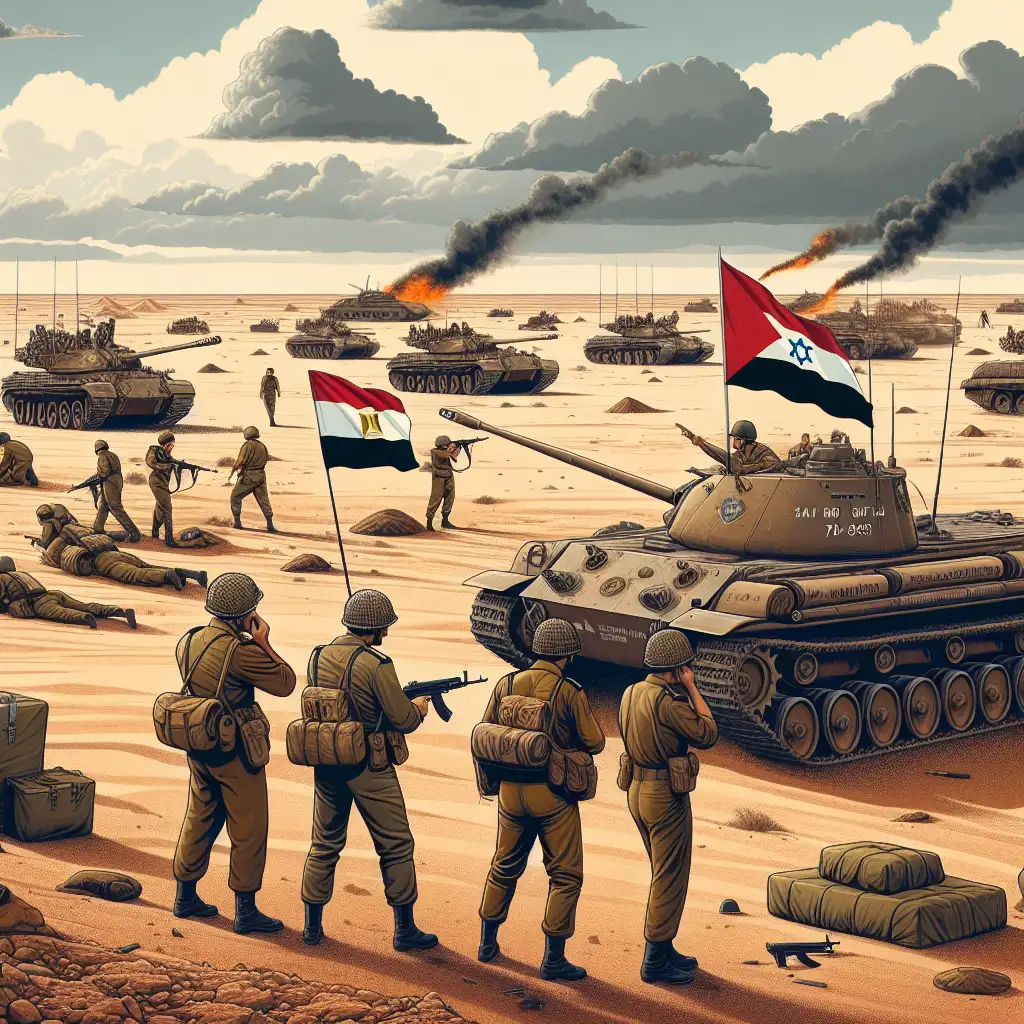 Welke oorlog was er tussen Egypte en Israël in 1973?