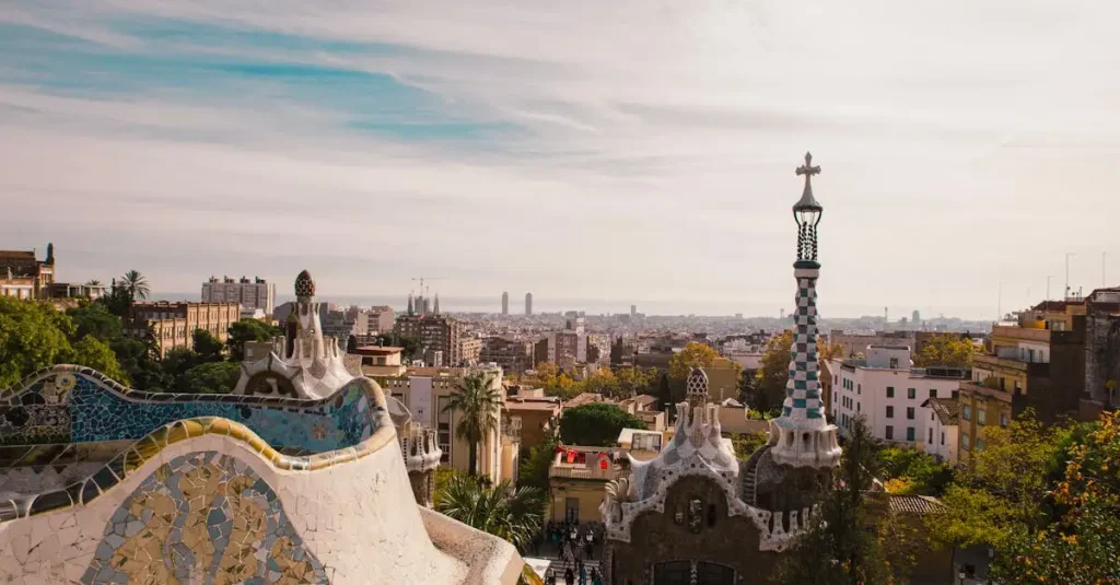 Welke stad herbergt Park Güell en La Rambla?