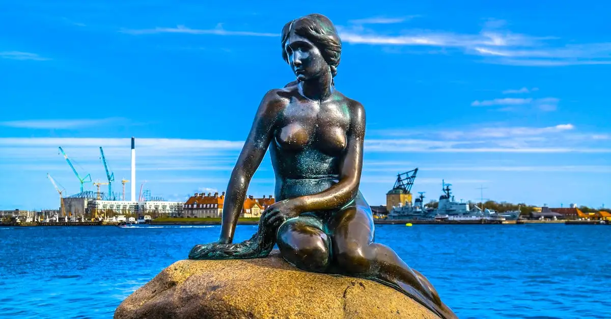 Welke stad in Denemarken heeft de Kleine Zeemeermin?