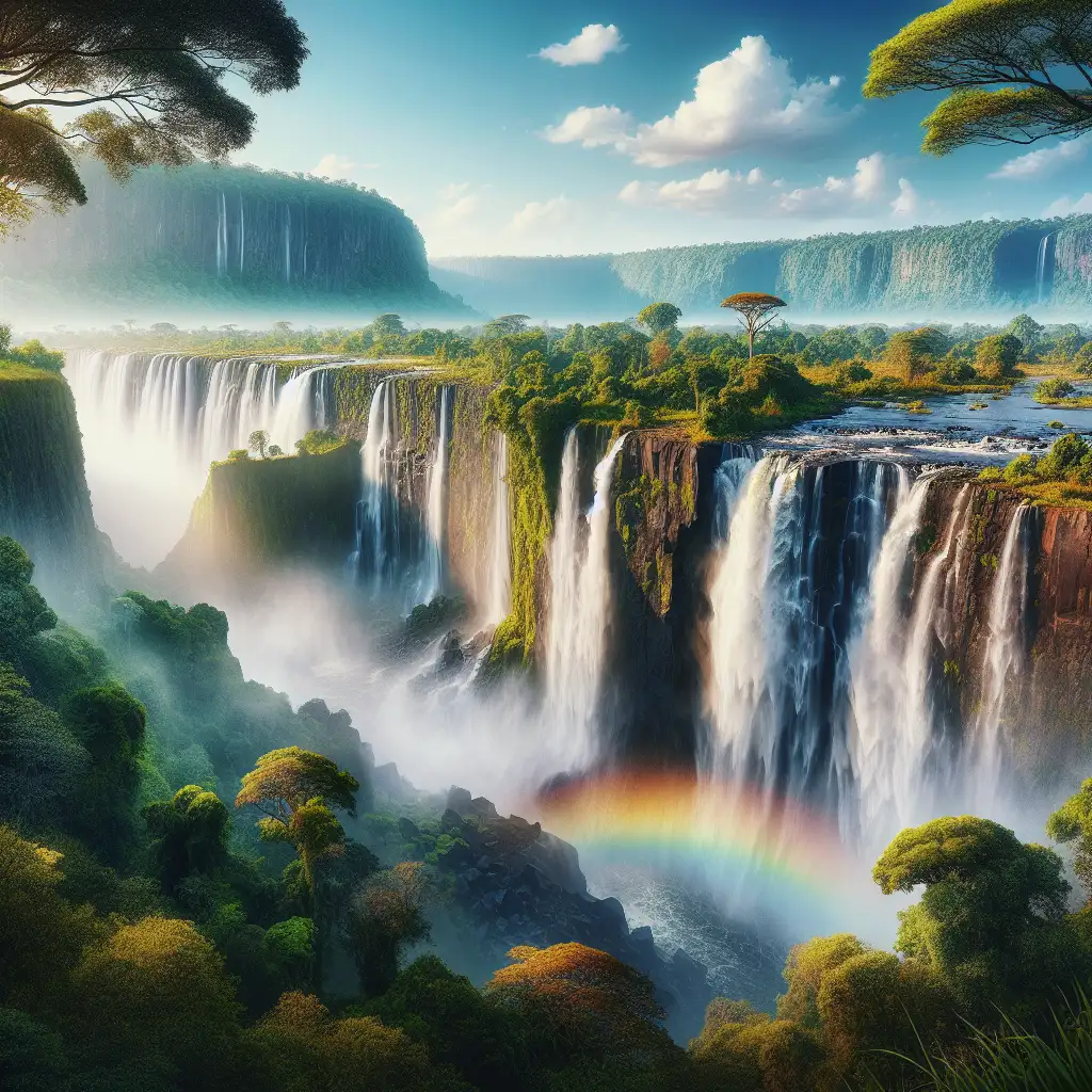 Welke watervallen in Afrika zijn de Victoriawatervallen?