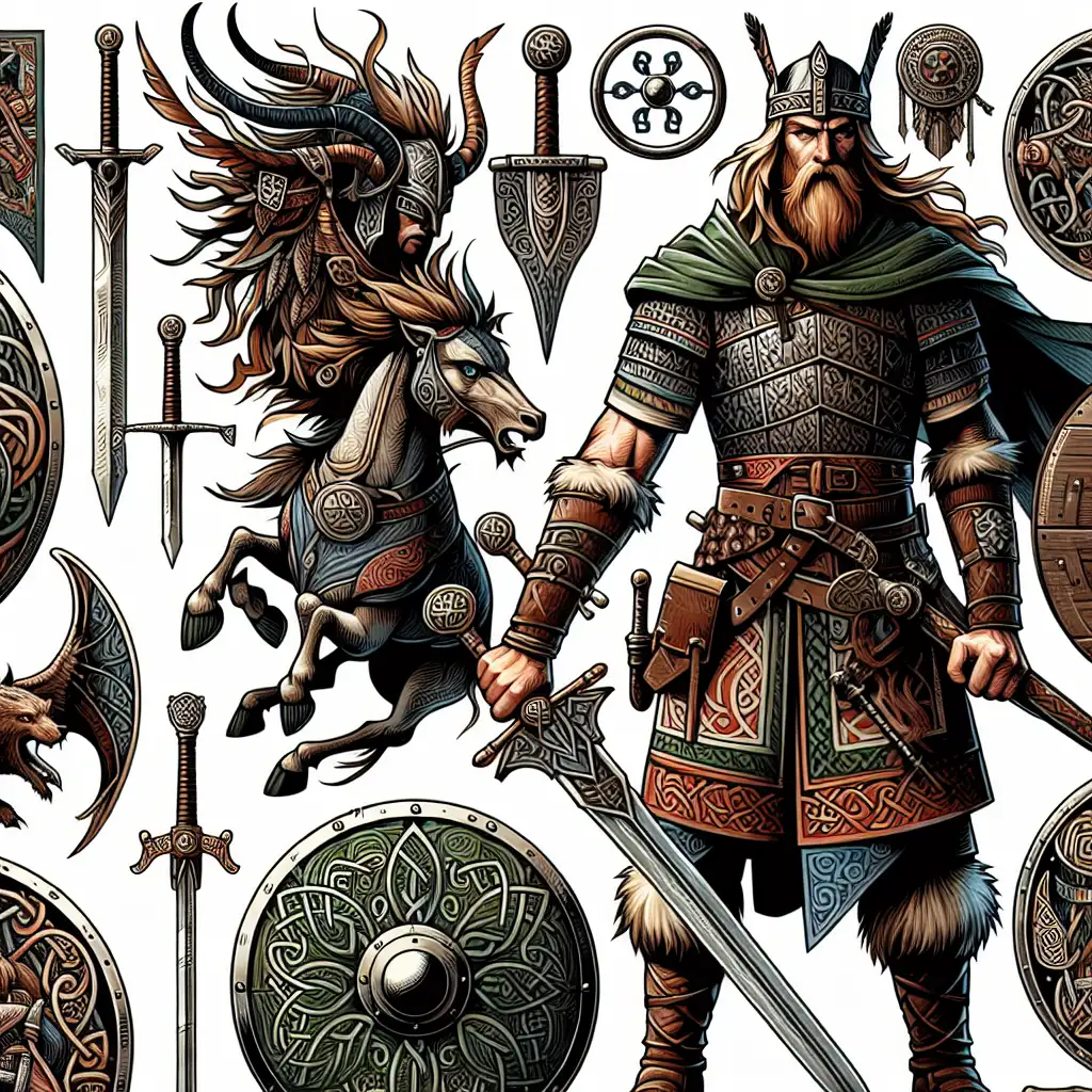 Wie waren de belangrijkste strijders in de Keltische mythologie?