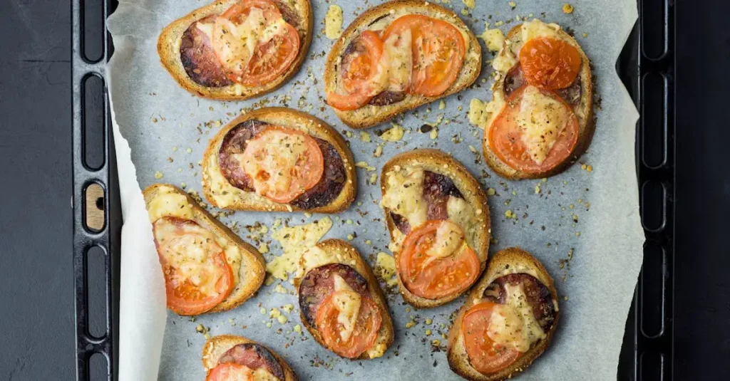 Hoe maak je een krokante boterham in de oven zonder olie?