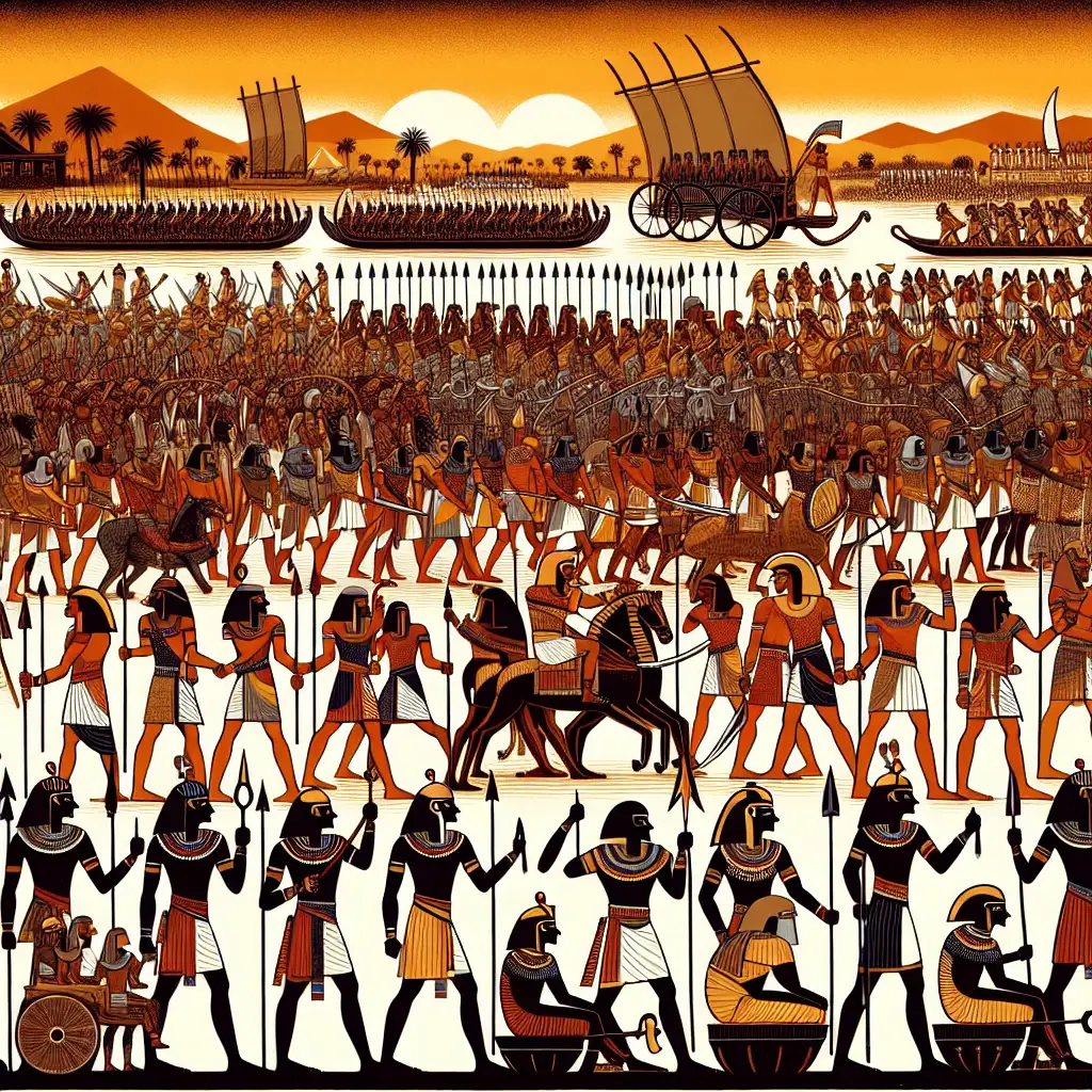 Hoe organiseerden de oude Egyptenaren hun leger?